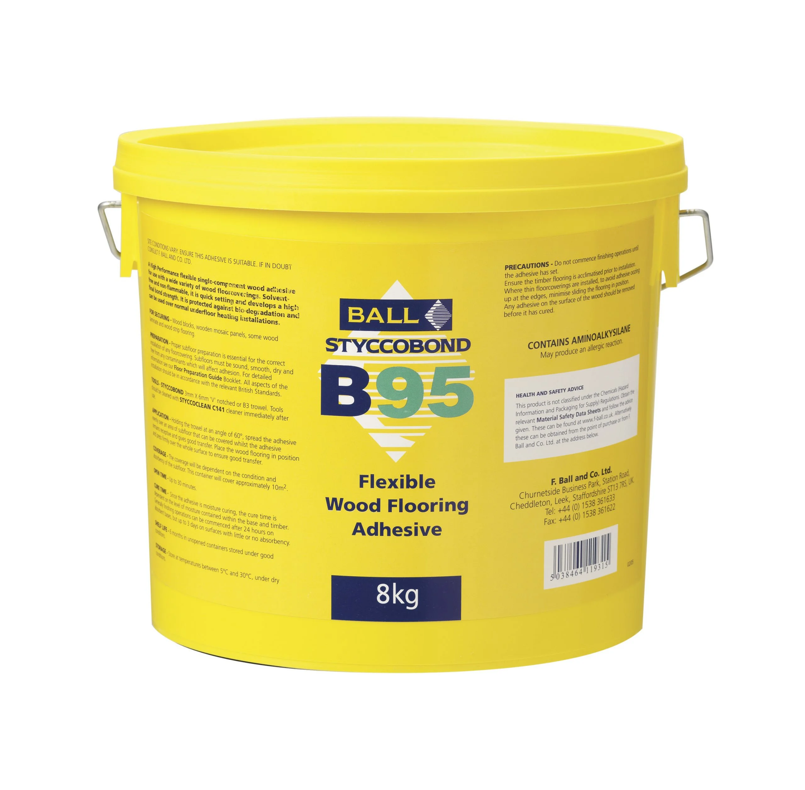 FBALL STYCCOBOND B95 HIGH PERFORMANCE FLEXIBLE WOOD FLOORING ADHESIVE (B9515K)-0
