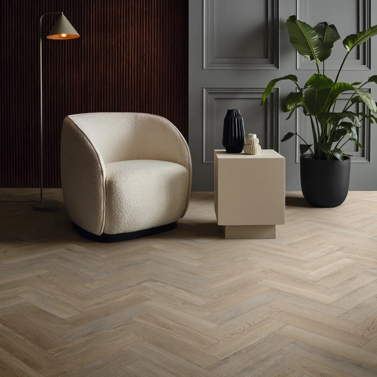 KARNDEAN VAN GOGH HERRINGBONE GLUEDOWN Aviemore Oak SM-VGW8242